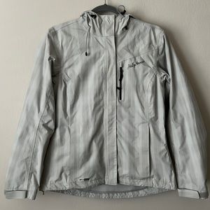 Helly Hansen woman’s size m rain jacket gray